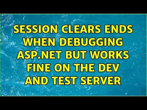 Session clears ends when debugging ASP.NET but works fine on the dev and test server