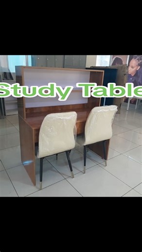study Table made by MDF wood, For two children , with it's own Book Shelf # Study Table