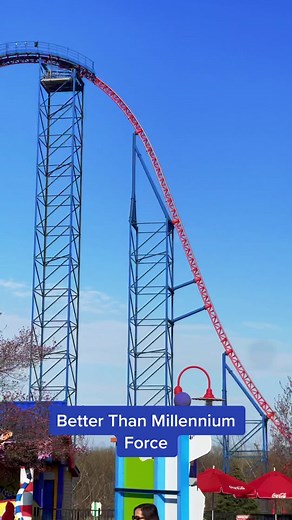 Superman Rollercoaster at Six Flags Massachusetts