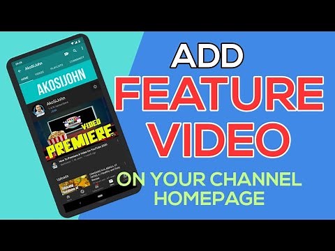 How To Add Feature Video On Your YouTube Channel 2020