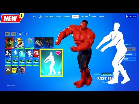 Fortnite The Fast Feet Emote (New Icon Series) showcase