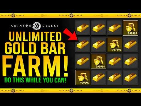 UNLIMITED GOLD BARS FARM - Earn MILLIONS FAST! Best Money Farm - Crimson Desert Gold Bar Farming