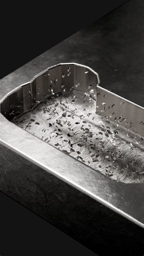 Rohit Bhon | Independent Motion Designer on Instagram: "Tech Motion no.13 | Precision Milling Simulation For this exploration, I wanted to visualize the CNC Milling process, the backbone of industrial prototyping, mold-making, and precision engraving. This aesthetic is perfect for Process-Driven" storytelling in high-end product launches, showing the raw journey from a solid block of metal to a refined component. The Technical Workflow: Path Animation: I started with a base cuboidal object and d