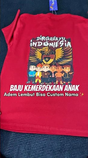 Children's Independence Day Clothes to prepare for August ‼️🇮🇩