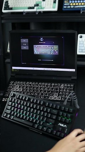 วิธีติดตั้งโปรแกรมคีย์บอร์ด Aula F3032 #keyboardgaming #aula #intek #mechanical #คีย์บอร์ด