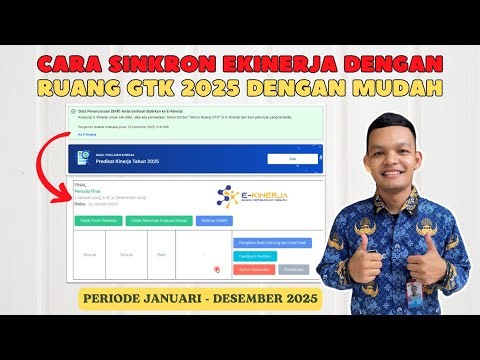 Cara Sinkron Ekinerja Dengan Ruang GTK 2025 Dengan Mudah