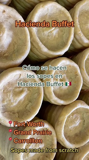 Cómo se hacen los sopes en Hacienda Buffet