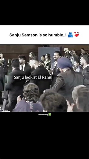Sanju Samson is so humble..! 🫂❤️‍🩹 | Sanju Samson hugged KL Rahul at Naman Awards #sanjusamson