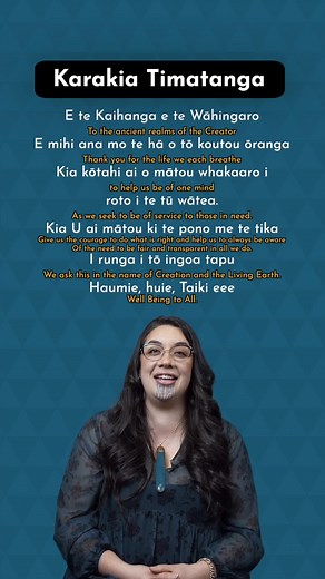 Learn a Karakia Timatanga for Te Wiki o te Reo Māori
