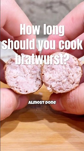 Cooking test Ep.59 Bratwurst how long should you cook bratwurst? #cooking
