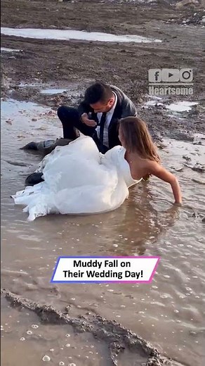 Groom Drops Bride in Mud During Wedding Photos! 💍|| Heartsome 💖