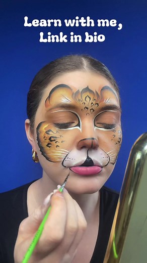 Leopard face paint tutorial! 🐆 Cat type designs have become my obsession this year 😍 Creating a soft blend for the base using a latex infinity sponge, you can change up this design using different colours for the base and adding add ons like flowers and chunky glitter etc. ✨ 𝗖𝗹𝗶𝗰𝗸 𝘁𝗵𝗲 𝗹𝗶𝗻𝗸 𝗶𝗻 𝗼𝘂𝗿 𝗯𝗶𝗼 🔗 𝗩𝗶𝗲𝘄 𝗼𝘂𝗿 𝗼𝗻𝗹𝗶𝗻𝗲 𝗰𝗼𝘂𝗿𝘀𝗲𝘀, 𝘀𝘁𝗮𝗿𝘁𝗲𝗿 𝗸𝗶𝘁𝘀 𝗮𝗻𝗱 𝗺𝗼𝗿𝗲 𝐏𝐫𝐨𝐝𝐮𝐜𝐭𝐬 𝐮𝐬𝐞𝐝: • Latex infinity sponge • DFX black and white paint • DFX gol