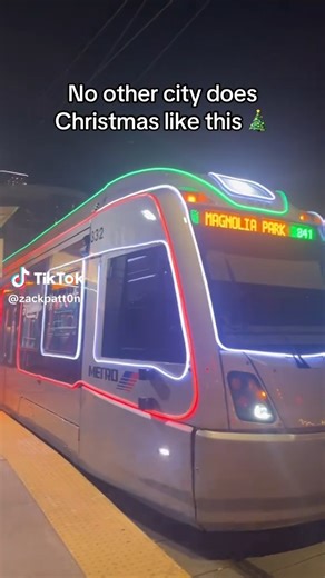🎄✨ All aboard the holiday magic! ✨🎄 We’re loving the excitement around our decorated holiday train and bus! Have you spotted them? Ride METRO this season to shopping, events, and all your holiday fun — and keep an eye out for our festive vehicles along the way! Plan your trip at RideMETRO.org and tell us what you think in the comments ⬇️ 🎥 TikTok: @/zackpatt0n | Houston METRO