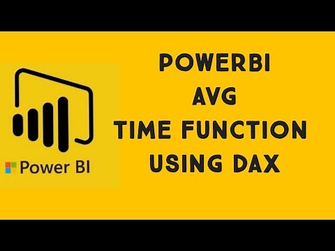 How to calculate average of total time in powerBi using DAX #powerbi #dax #time