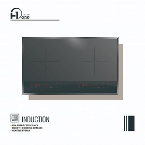 [Hot Item] Double Induction Cooktop Burner with Fast Heating Mode