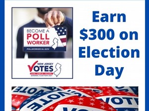 Apply to be a Poll Worker, Earn $300 for Work on Election Day