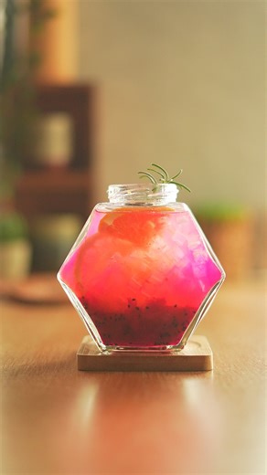 Citrus Dragon Fruit Coconut Refresher ⬇️ Ingredients: 30g dragon fruit, muddled 1/2 lemon, seeded and muddled Ice 100ml fresh coconut water 30ml fresh orange juice Garnish: rosemary sprig #citrus #dragonfruit #drink #coconut #refresher #juice #lemon #orange #citrusrefresher #dragonfruitlemonade #drinkoftheday #drinkrecipes #homecafe #asmr #asmrdrink | Arkaik PH