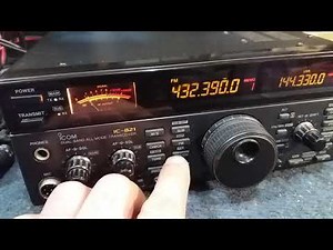 #199 ICOM IC 821 VHF - UHF Multimodo
