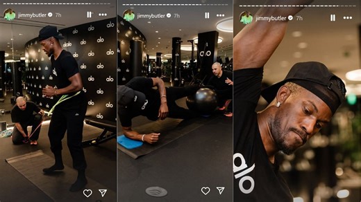 PICS: Jimmy Butler goes through solid recovery routine ahead of marquee Warriors vs Lakers clash