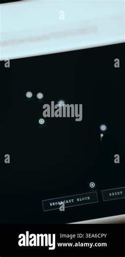 Animation of distributed blockchain nodes Stock Video Footage - Alamy