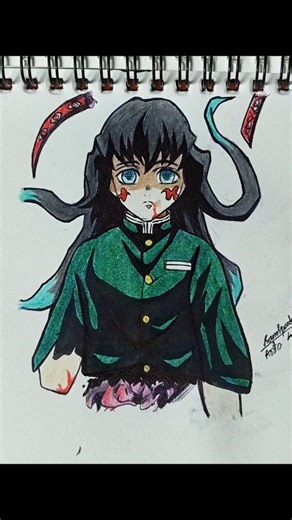 1.7K views · 61 reactions | Muichiro tokito(death), speed drawing #demonslayer #drawing #art #muichiro #fyp | Sam Speed Arts | Facebook