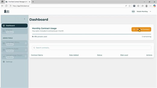 Meet the Apprentice Tier of First Rule Contract Manager