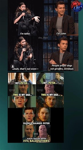 Zendaya & Tom Holland's Height Debate 😂 | Spidey's Savage Comeback 😂 #spiderman
