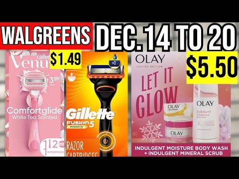 Walgreens **CHEAP VENUS + GIFT SETS** DEC 14 to 20!