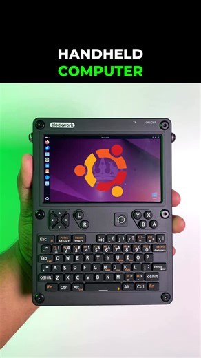 Stupid Techy on Instagram: "Ubuntu on Raspberry Pi Powered uConsole - Portable DIY Handheld Computer #reels #shorts #gadgets #tech"