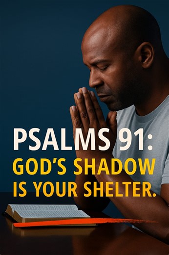 Discover the comforting promise of Psalm 91 — God’s shadow is your refuge and protection. No matter the storm, His presence shelters you. Let this message remind you that you're never alone. Rest in His divine covering tonight and always. #Psalm91 #GodsProtection #faith #shelterinGod #bibleverses #facebookreelsviral | Inner Peace TV