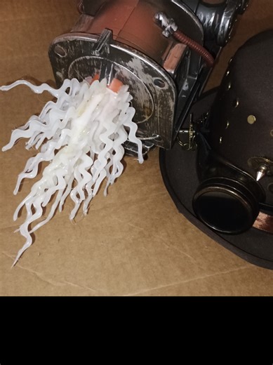 ⚙️ Steam Punk ,⚙️Big Iron Blaster gets a new Green Flame. Buckle up and enjoy. ..💚🔥💚