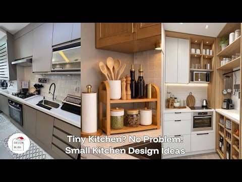 Tiny Kitchen? No Problem! 💡 Small Kitchen Design Ideas to Maximize Space & Style