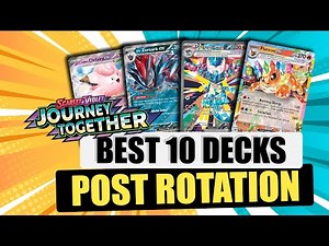 Top 10 Decks In This Post Rotation 2025 Format With Decklists! (Pokemon TCG)