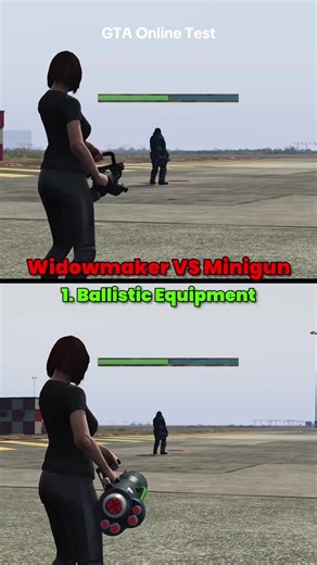 GTA Online Widowmaker VS Minigun Gaming Showdown