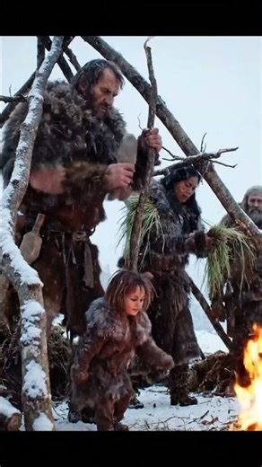 How Cavemen Built Underground Turf Houses to Survive Freezing Winters | History For Sleep