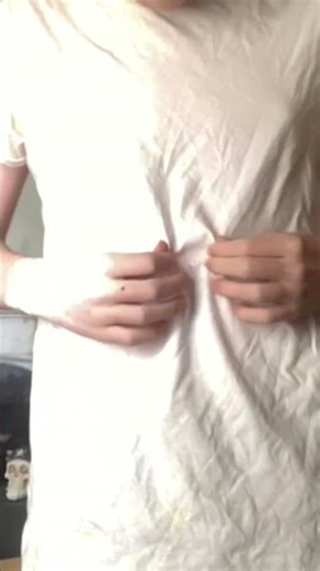 Shirt Ripping Video 57! Twink Shows Body By Tearing Open His Old, Stained Tee