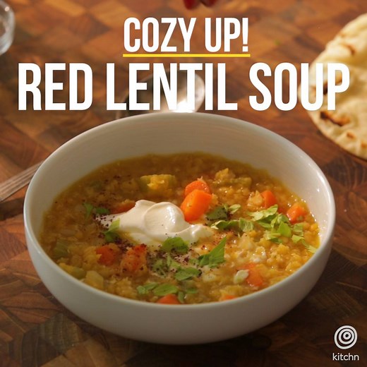 Easy red lentil soup is ready in just 30 minutes. RECIPE: http://trib.al/k4IRUZW | The Kitchn