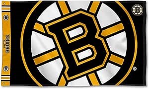 Boston Bruins Printed Header 3x5 Premium Banner Flag