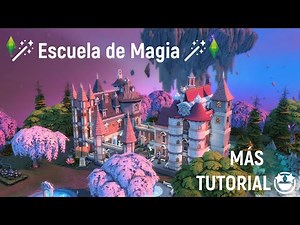 🧙🏽 SCHOOL OF MAGIC TOUR 📖 | Sims 4 | 🪄 Learn how to Customize Hidden Worlds