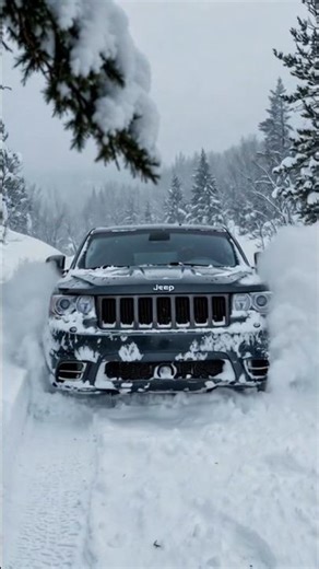 Pure Power in One Shot ❄️🔥 | Jeep Grand Cherokee Full Throttle .POWER SHOT!