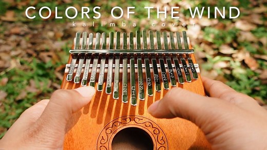 Colors Of The Wind - Pocahontas Kalimba Tabs Letter & Number Notes Tutorial - KalimbaTabs.net