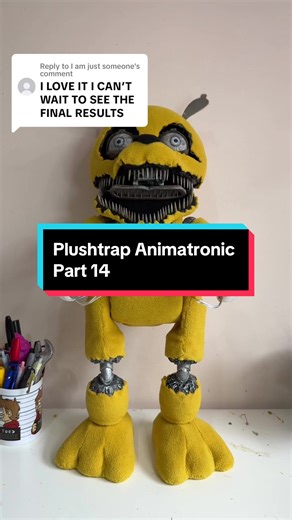 Plushtrap Animatronic Part 14: Ear & Weathering Progress