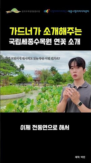 가드너가 알려주는 국립세종수목원 #연꽃 소개