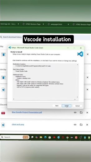 VS code Installation in Window #microsoft #windows