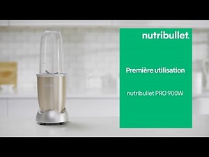 Première utilisation du personal blender nutribullet Pro