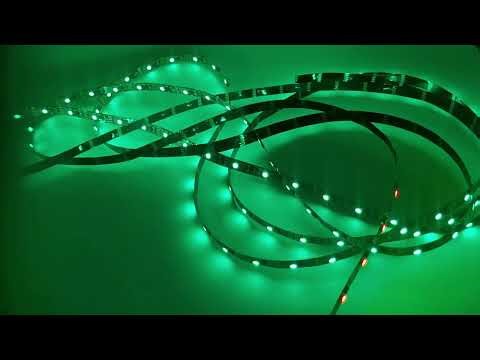 5V Individually Addressable RGBW DMX Controlled LED Tape Light Illumination - superlightingled