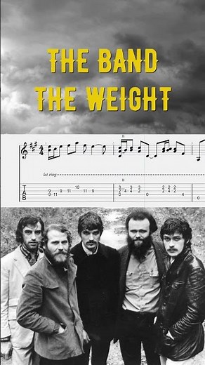 The Weight Fingerstyle Tab - The Band - INTRO
