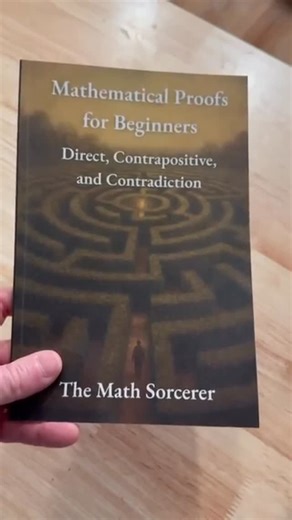 The Math Sorcerer | Math book on proof writing | Instagram