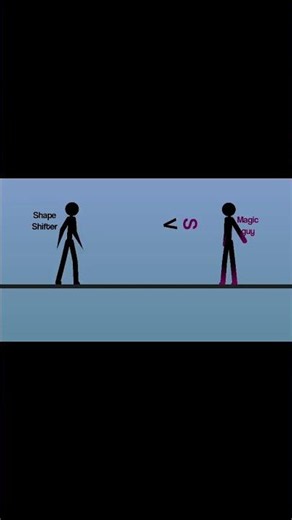 shapeshifter vs magic guy!!!! #animation #sticknodes
