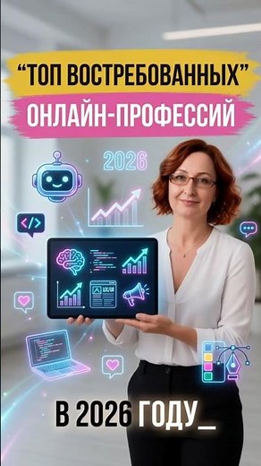 Топ востребованных онлайн профессий в 2026 году / подробнее по ссылке в профиле